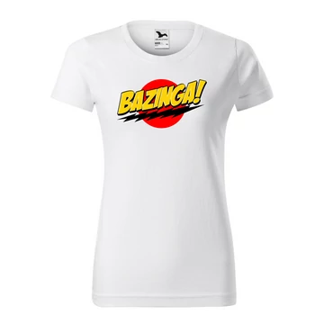 Bazinga filmes női póló (Fehér)
