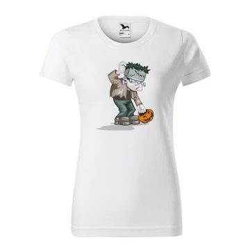 Frankie halloweeni női póló (Fehér)
