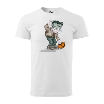 Frankie halloweeni férfi póló (Fehér)