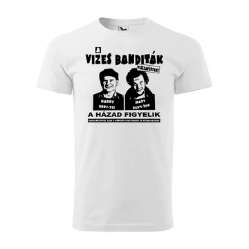 Vizebanditák filmes férfi póló (Fehér)