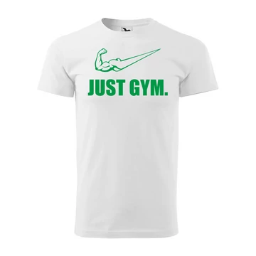 Just Gym hobbi férfi póló (Fehér)